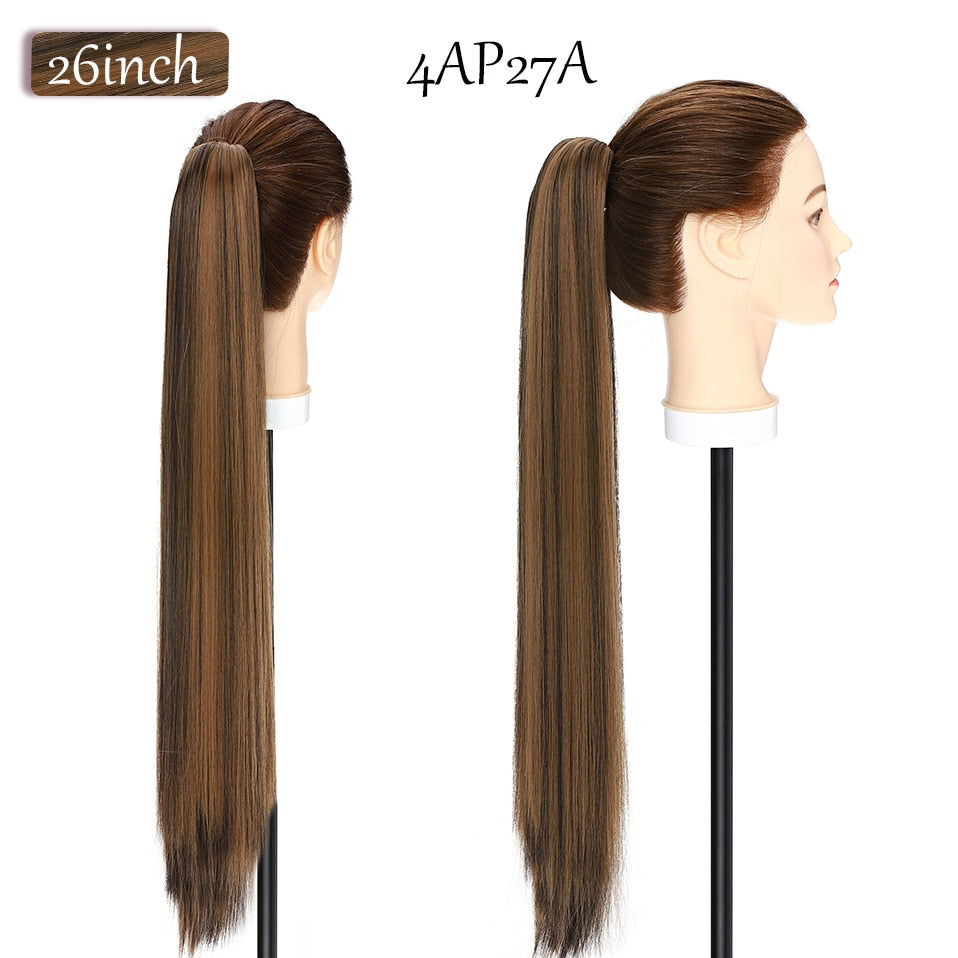 Synthetic Claw Clip Ponytail Hair Extension