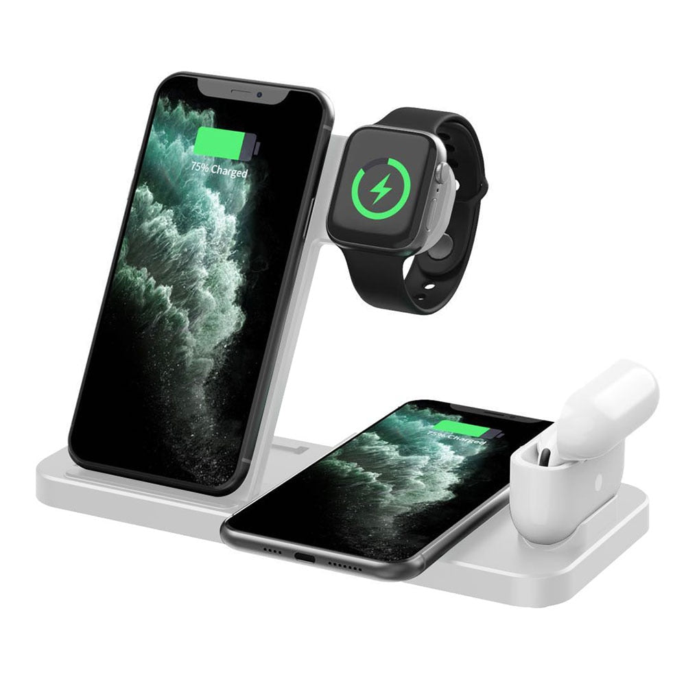 4 in 1 Qi Fast Charging Dock Station