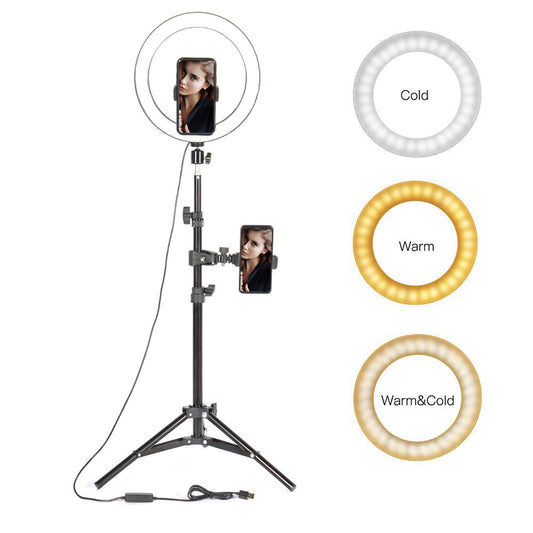 10&quot; LED Ring Light Photographic Selfie Ring Light with Stand for Youtube Makeup Video  Studio Tripod Ring Light for Smartphone