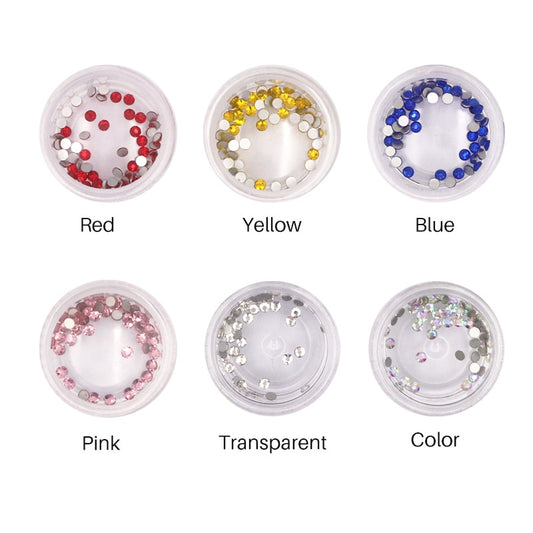 50pcs Dental Diamond Crystal Teeth Whitening Studs Acrylic Tooth Ornaments Tooth Gems Jewelry 8 Colors Tooth Decoration Material