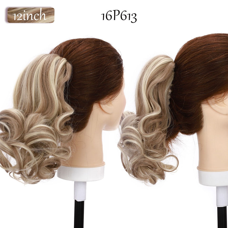 Synthetic Claw Clip Ponytail Hair Extension