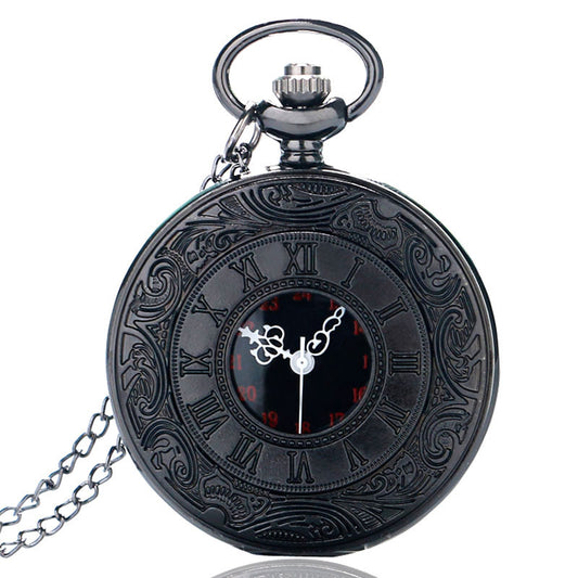 Vintage Charm Black Watch