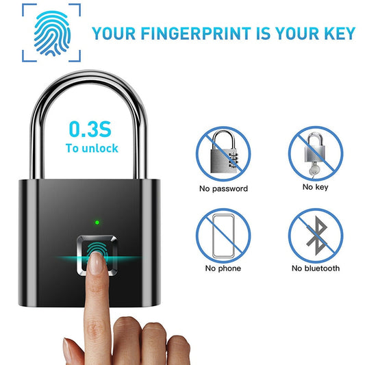 USB Rechargeable Door Smart Lock