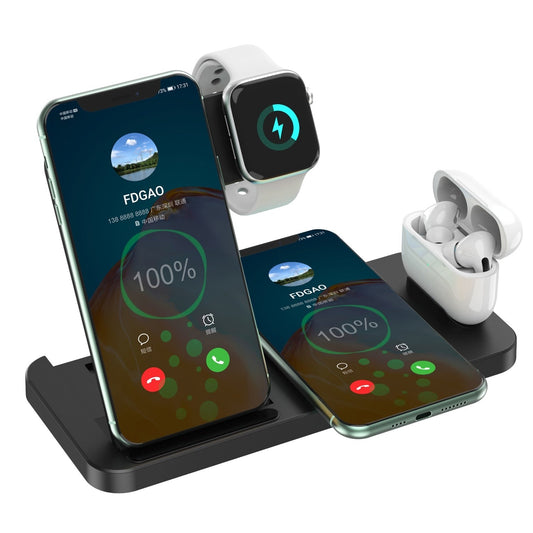 4 in 1 Qi Fast Charging Dock Station