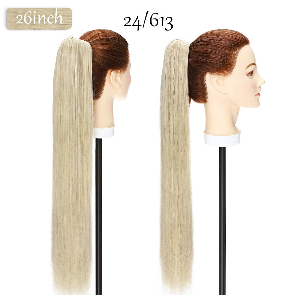 Synthetic Claw Clip Ponytail Hair Extension