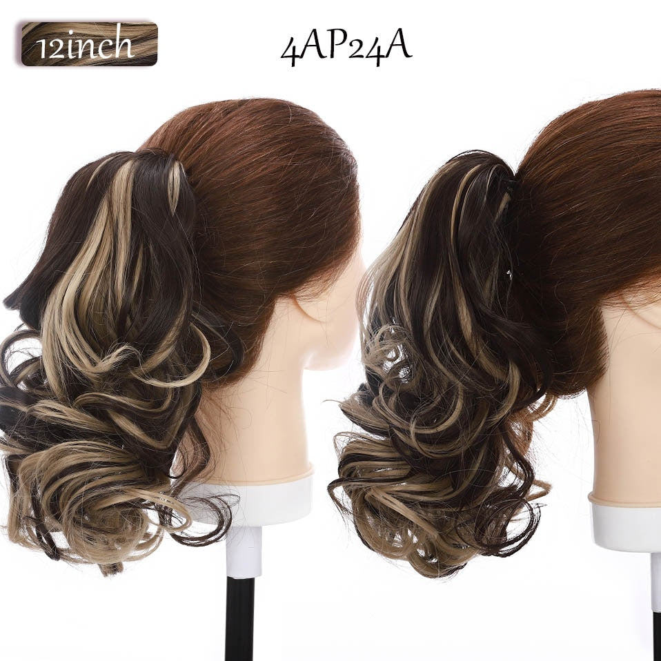 Synthetic Claw Clip Ponytail Hair Extension