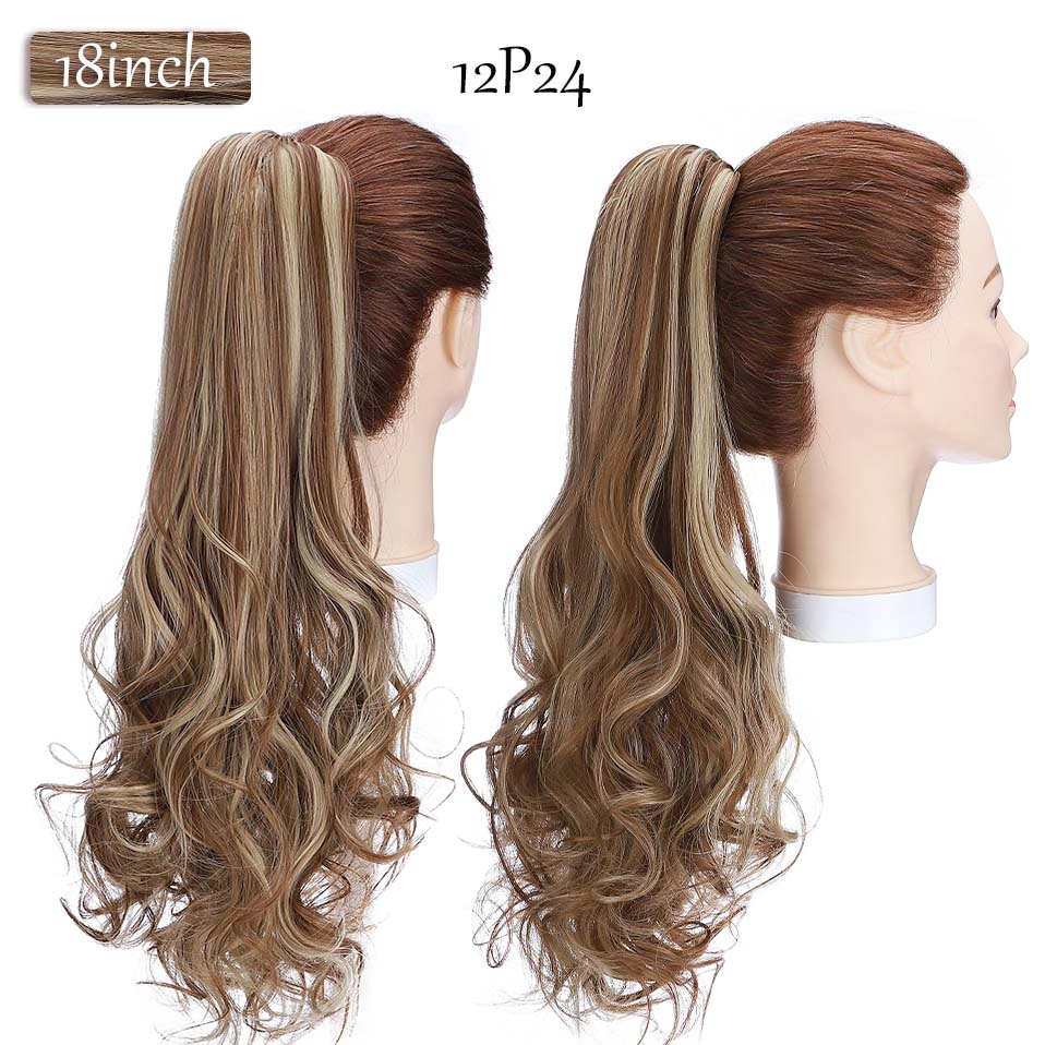 Synthetic Claw Clip Ponytail Hair Extension