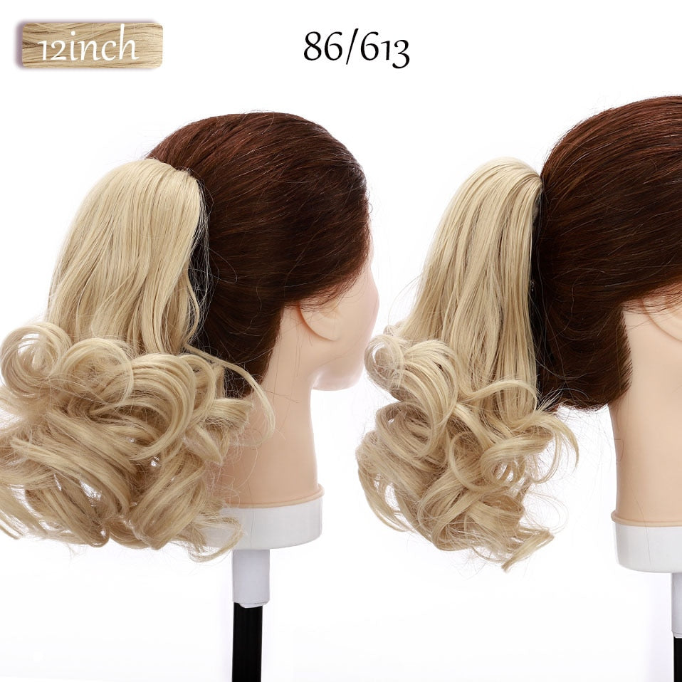 Synthetic Claw Clip Ponytail Hair Extension