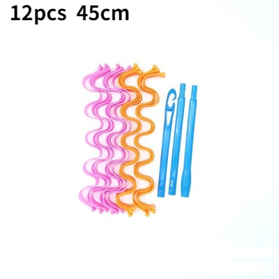 Heatless Hair Curlers Magic Wave Formers