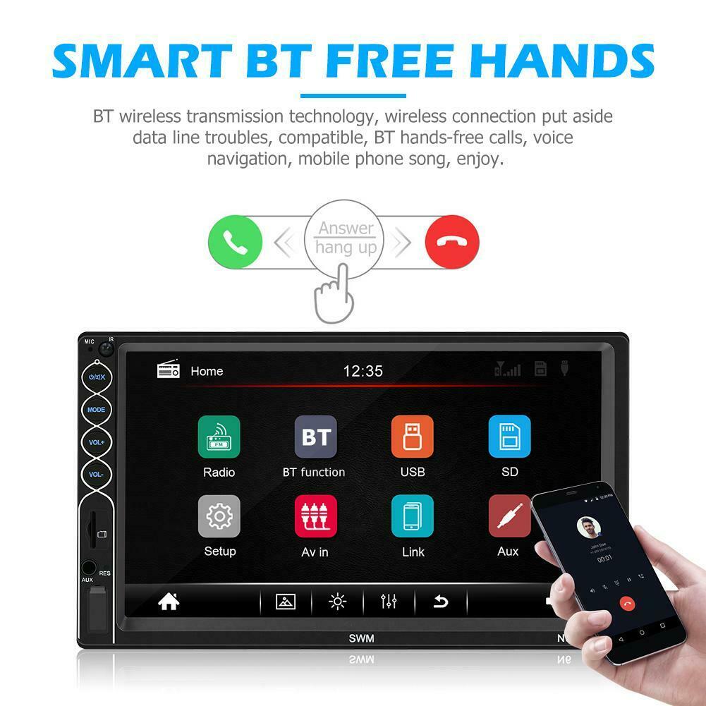 7inch Touch Screen Multimedia Bluetooth Head Unit Camera