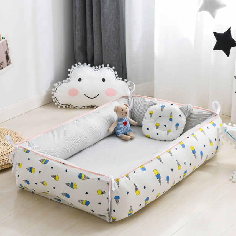 Lounger Portable Baby Nest Cotton Bed