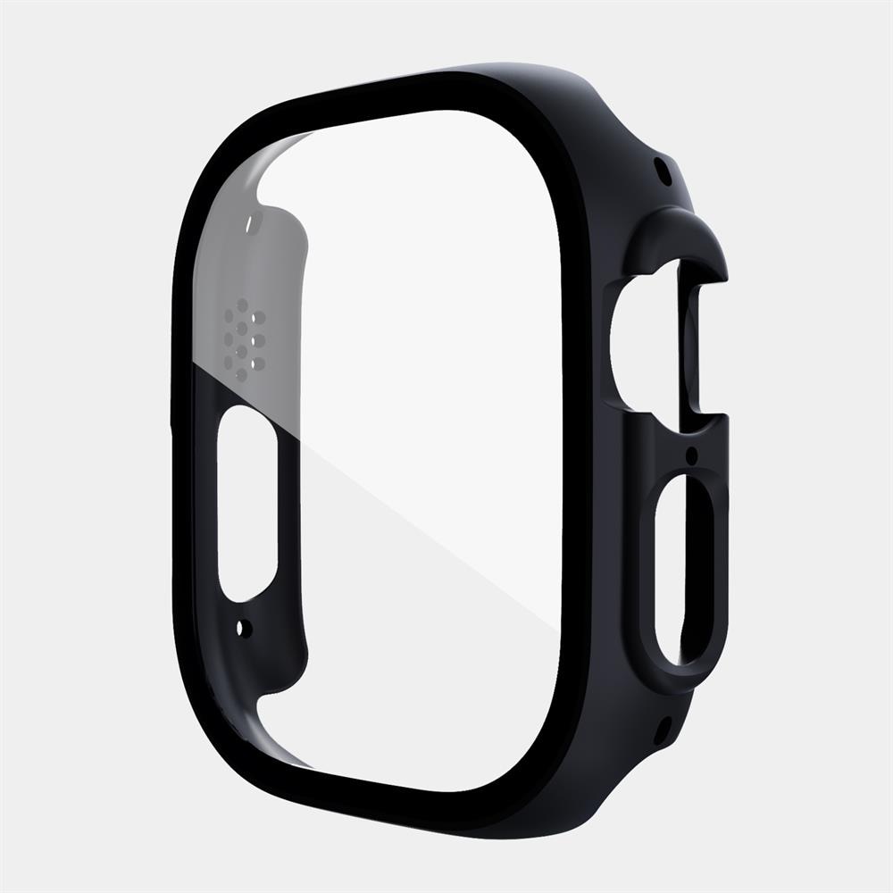 Screen Protector For Apple Watch Ultra 49mm smartwatch PC Glass+case Bumper Tempered Accessories iwatch series Ultra 49 mm cover