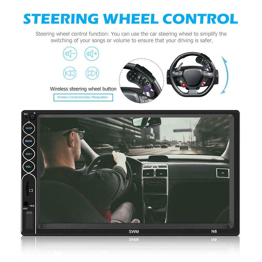 7inch Touch Screen Multimedia Bluetooth Head Unit Camera