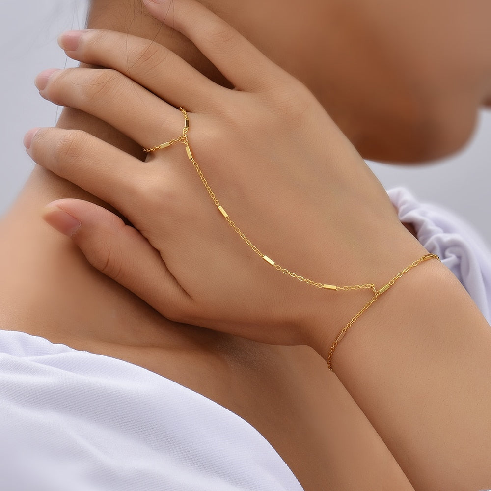 Finger Ring Bangle Bracelets