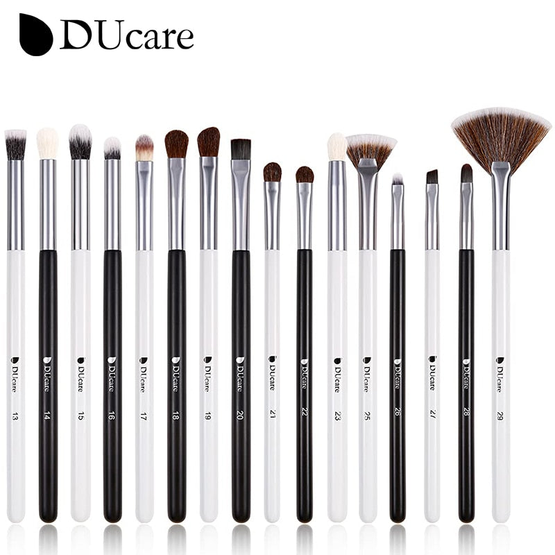 DUcare Black makeup brush Professional Makeup Eyeshadow Foundation Powder Soft Synthetic Hair Makeup Brushes brochas maquillaje