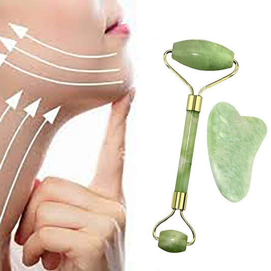 Natural Jade Roller Facial Set