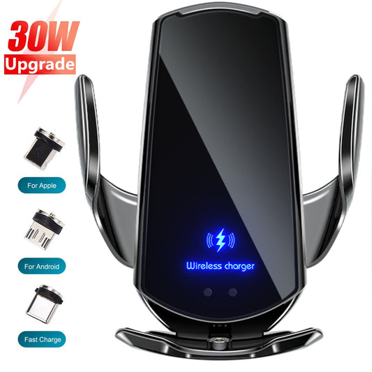 Automatic 30W Car Wireless Charger Holder