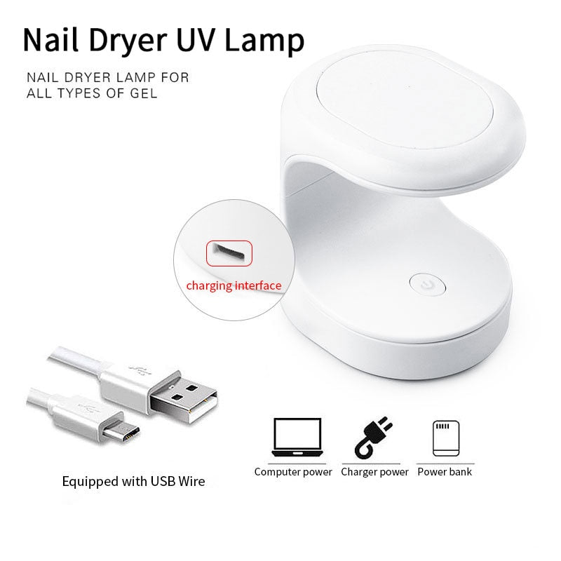 Mini 6W Nail Dryer LED UV Lamp