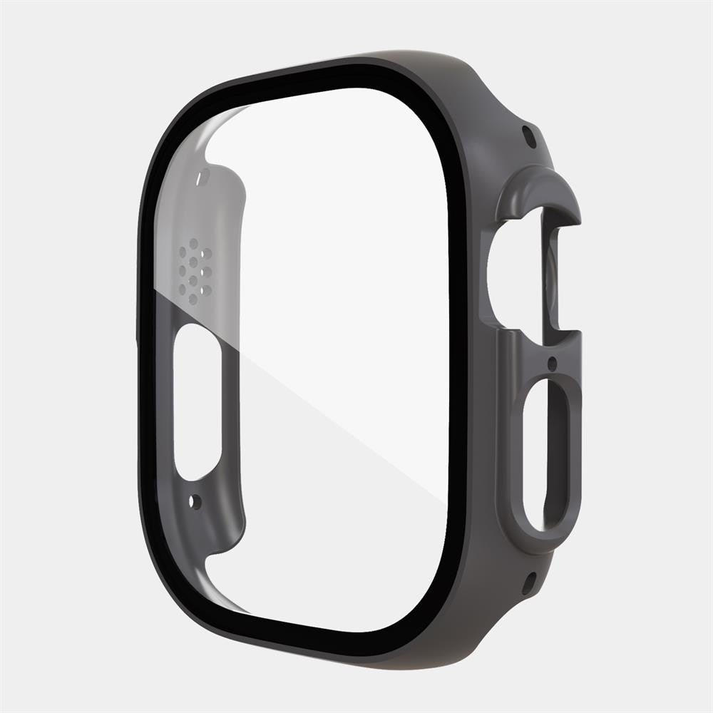 Screen Protector For Apple Watch Ultra 49mm smartwatch PC Glass+case Bumper Tempered Accessories iwatch series Ultra 49 mm cover