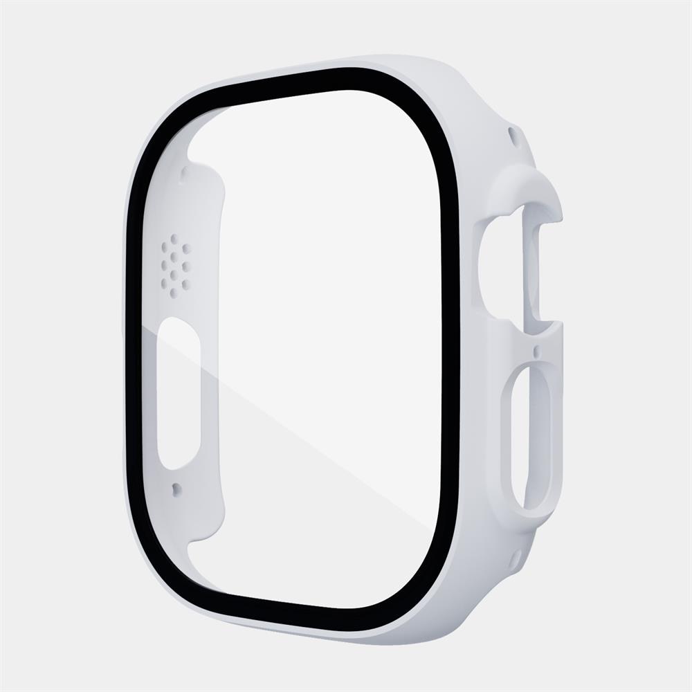 Screen Protector For Apple Watch Ultra 49mm smartwatch PC Glass+case Bumper Tempered Accessories iwatch series Ultra 49 mm cover