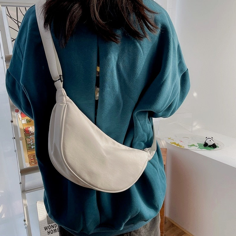 Solid Color Chest Bag For Women